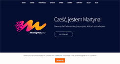 Desktop Screenshot of martyna.pro