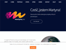 Tablet Screenshot of martyna.pro